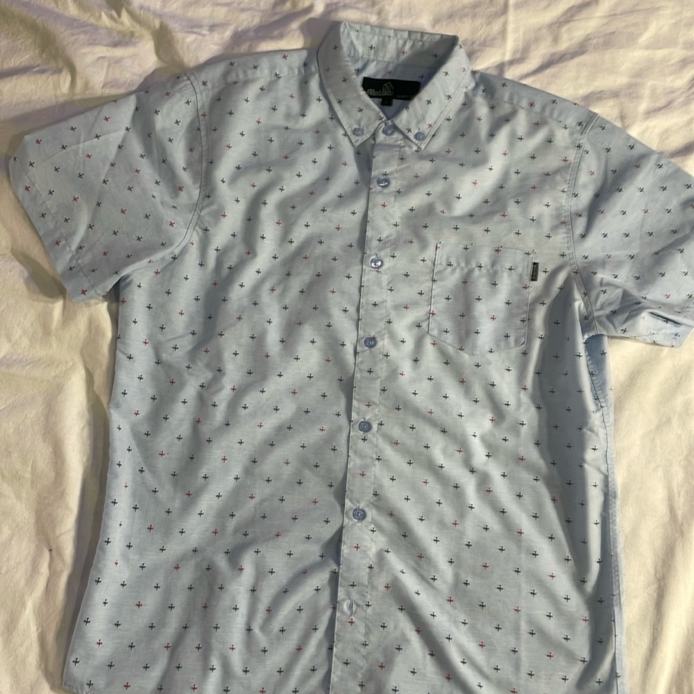 ♠️ 3/20 Molokai Surf Men’s Dress XL shirt grey, button-down